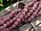 Mauve Pink Pompeii Round Beads (24" Strand) Indonesian Glass Beads